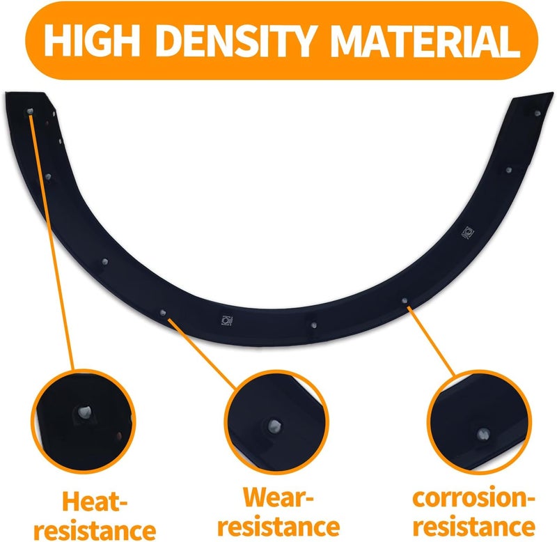 Spwrney Rear Right Fender Flare for Transit 150 250 350 2015-2023, Wheel Arch Molding Trim Splash Guard Accessories, Replace OEM # CK4Z61280K96AC, FO1791121, Passenger Side, 1PC - Image 2